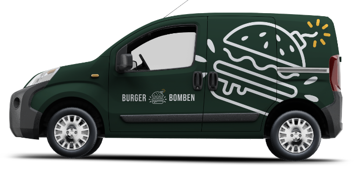 Burger Bomben Levering